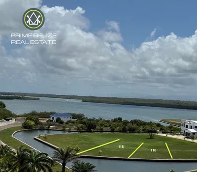 PL0250 – Two waterfront lots in gated community – Placencia, Belize – Individually Priced, 🇧🇿 Belize