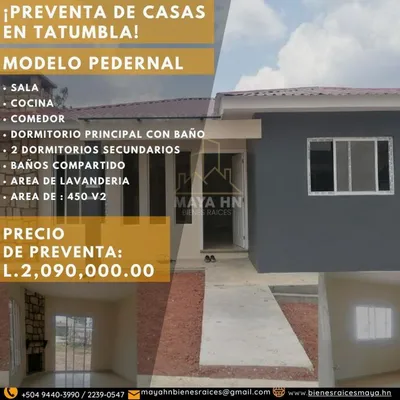 🏡 Preventa de Hermosas Casas en Tatumbla!, 🇭🇳 Honduras