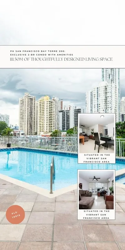 PH San Francisco Bay Torre 200: Modern 2BR Condo $180K Panama City Views, 🇵🇦 Panama